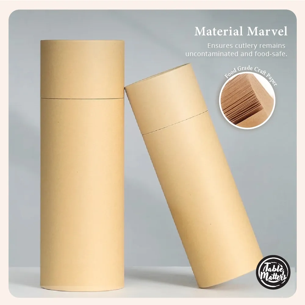 Table Matters - Cylindrical Cutlery Gift Box (Dia: 8.5cm)