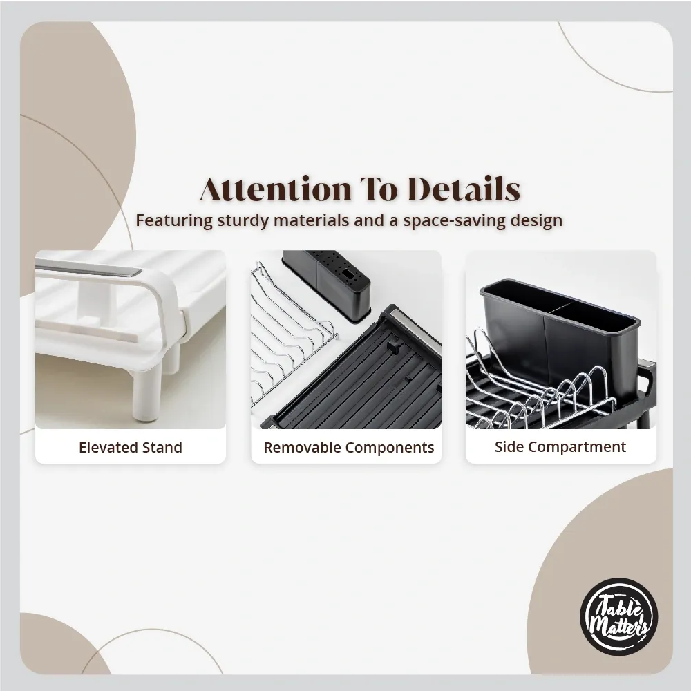 DishDolly Extendable Dish Drainer Rack