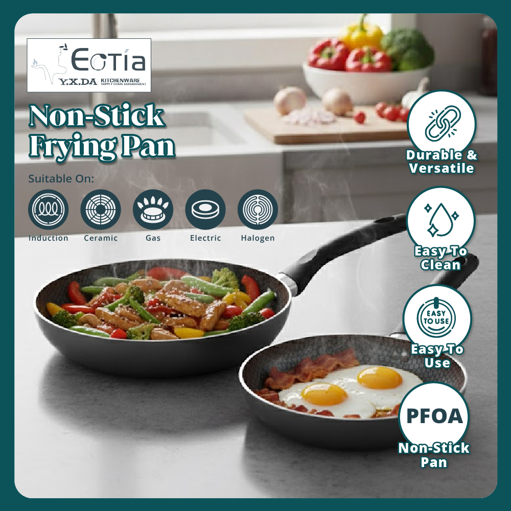 [Table Matters] Eotia 30cm/32cm Non-Stick Shallow Frying Pan | Cooking Pan | 30cm & 32cm