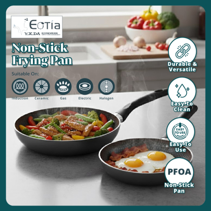 [Table Matters] Eotia 30cm/32cm Non-Stick Shallow Frying Pan | Cooking Pan | 30cm & 32cm