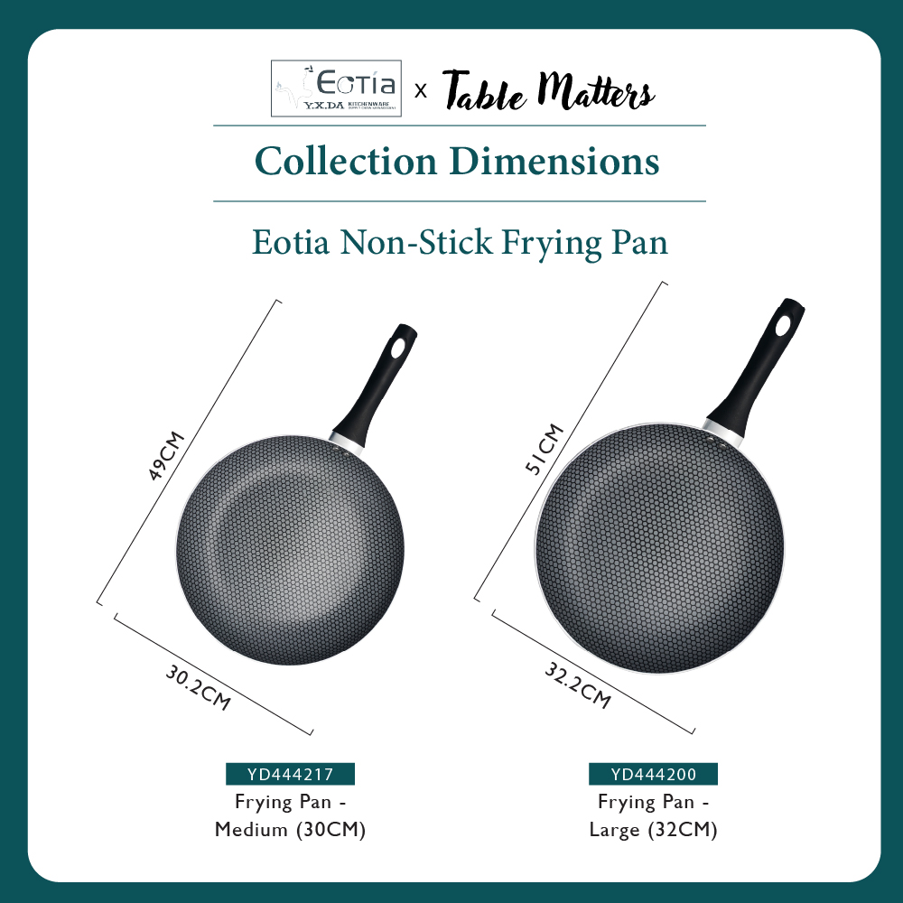[Table Matters] Eotia 30cm/32cm Non-Stick Shallow Frying Pan | Cooking Pan | 30cm & 32cm