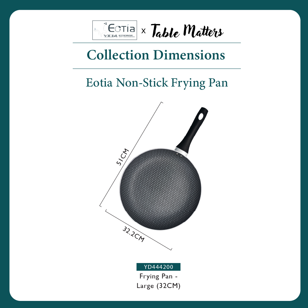 [Table Matters] Eotia 30cm/32cm Non-Stick Shallow Frying Pan | Cooking Pan | 30cm & 32cm