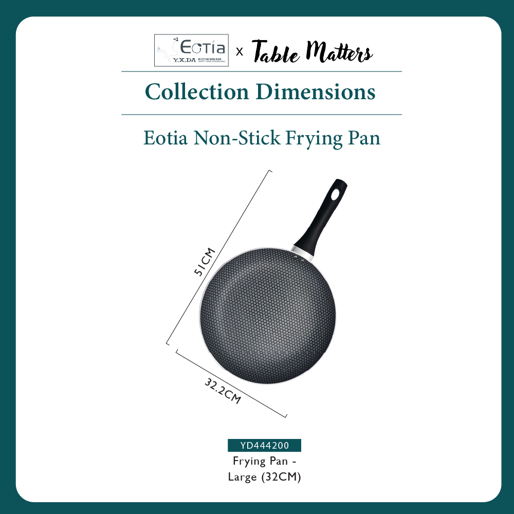 [Table Matters] Eotia 30cm/32cm Non-Stick Shallow Frying Pan | Cooking Pan | 30cm & 32cm