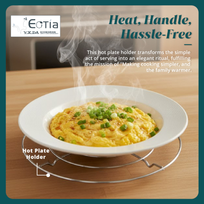 Table Matters - EOTIA Hot Plate Holder [Steam Rack Holder | Steamer Shelf]