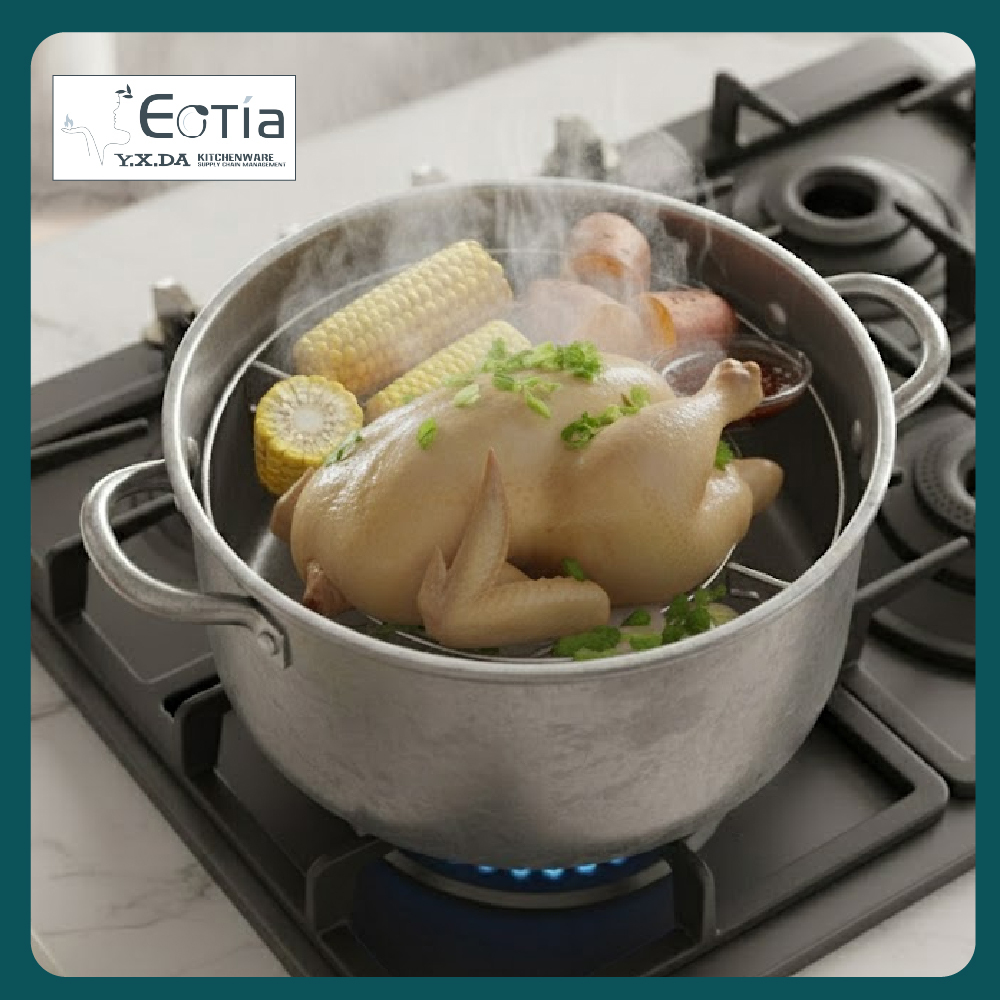Table Matters - EOTIA Hot Plate Holder [Steam Rack Holder | Steamer Shelf]