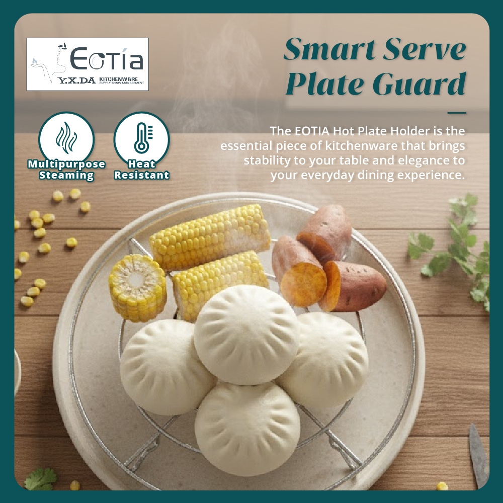 Table Matters - EOTIA Hot Plate Holder [Steam Rack Holder | Steamer Shelf]