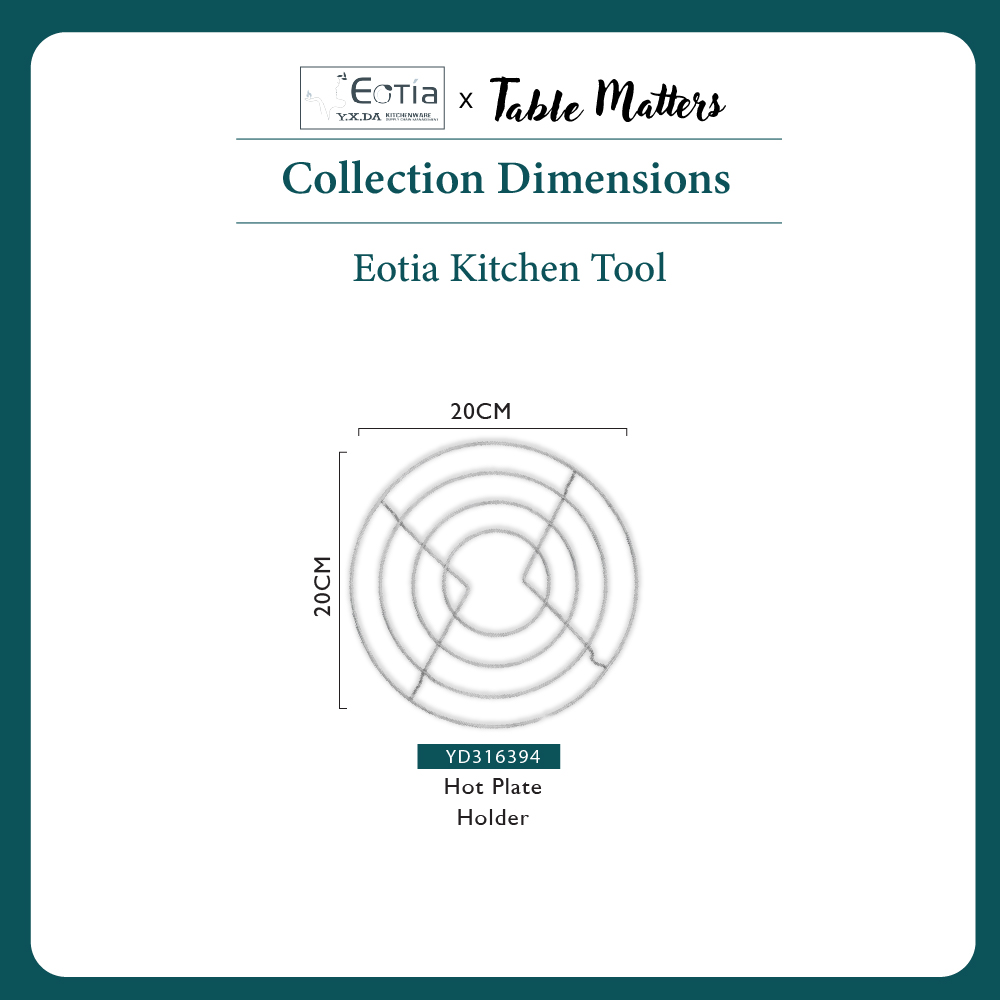 Table Matters - EOTIA Hot Plate Holder [Steam Rack Holder | Steamer Shelf]