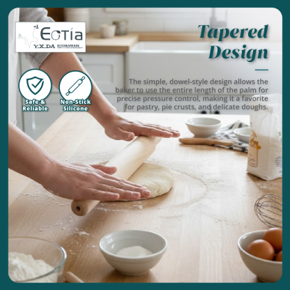 Table Matters - EOTIA Wooden Rolling Pin [Rolling Pin]