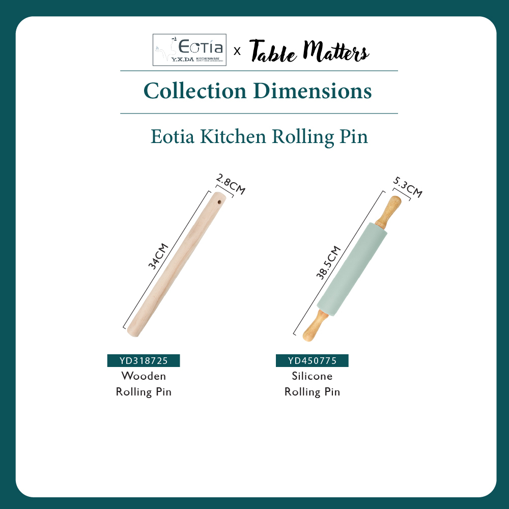 Table Matters - EOTIA Wooden Rolling Pin [Rolling Pin]