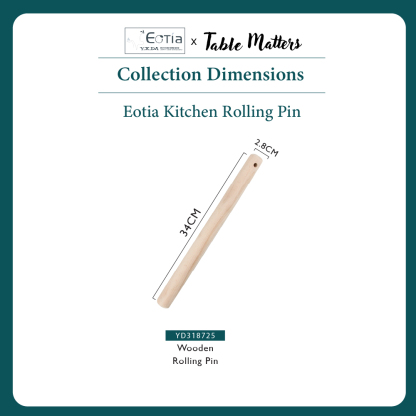 Table Matters - EOTIA Wooden Rolling Pin [Rolling Pin]