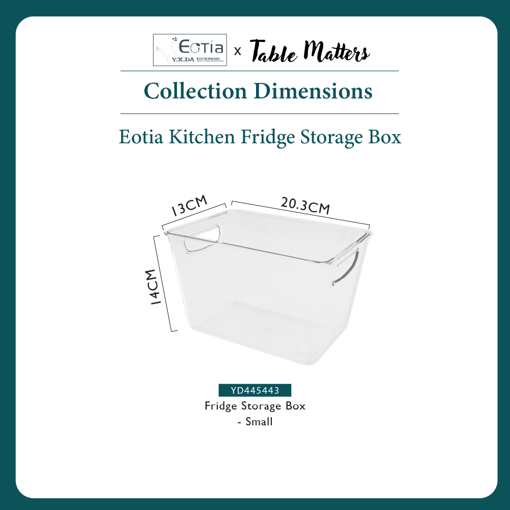 Table Matters - EOTIA - Fridge Storage Box [Storage Box| Fridge Organiser]