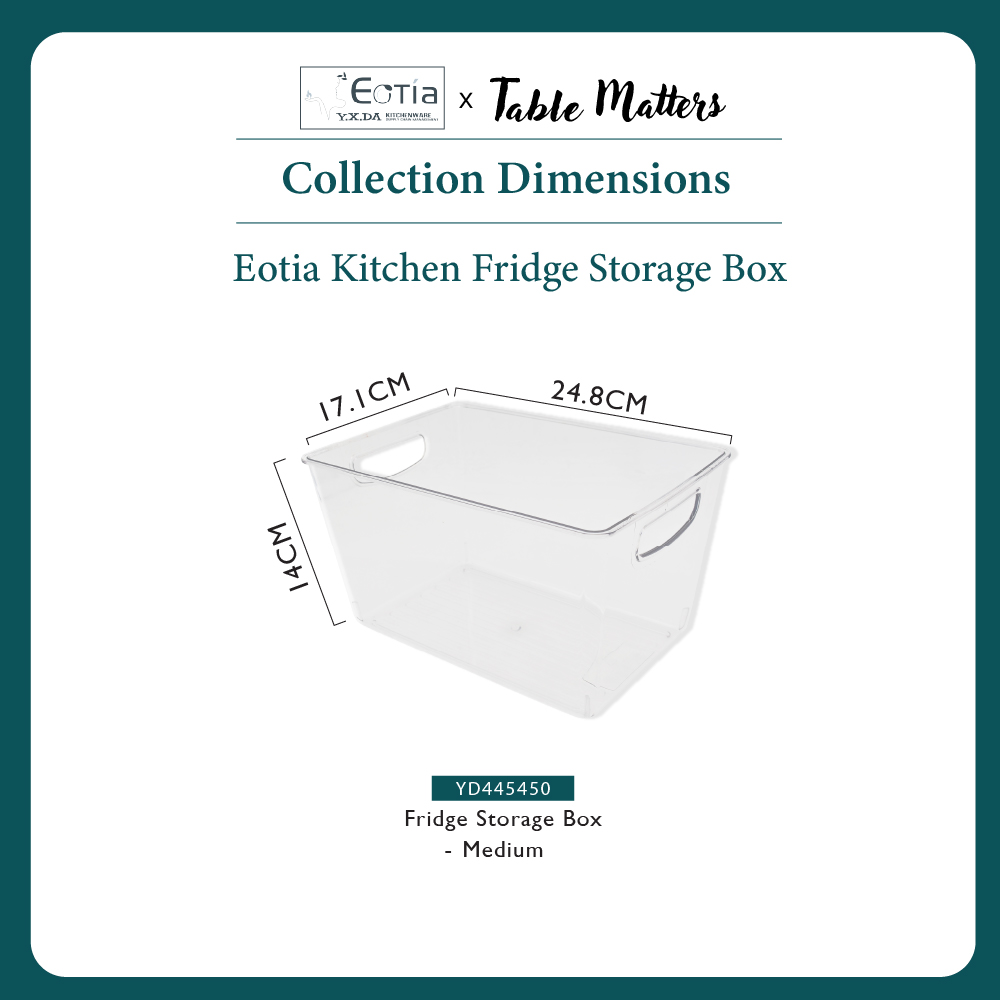 Table Matters - EOTIA - Fridge Storage Box [Storage Box| Fridge Organiser]