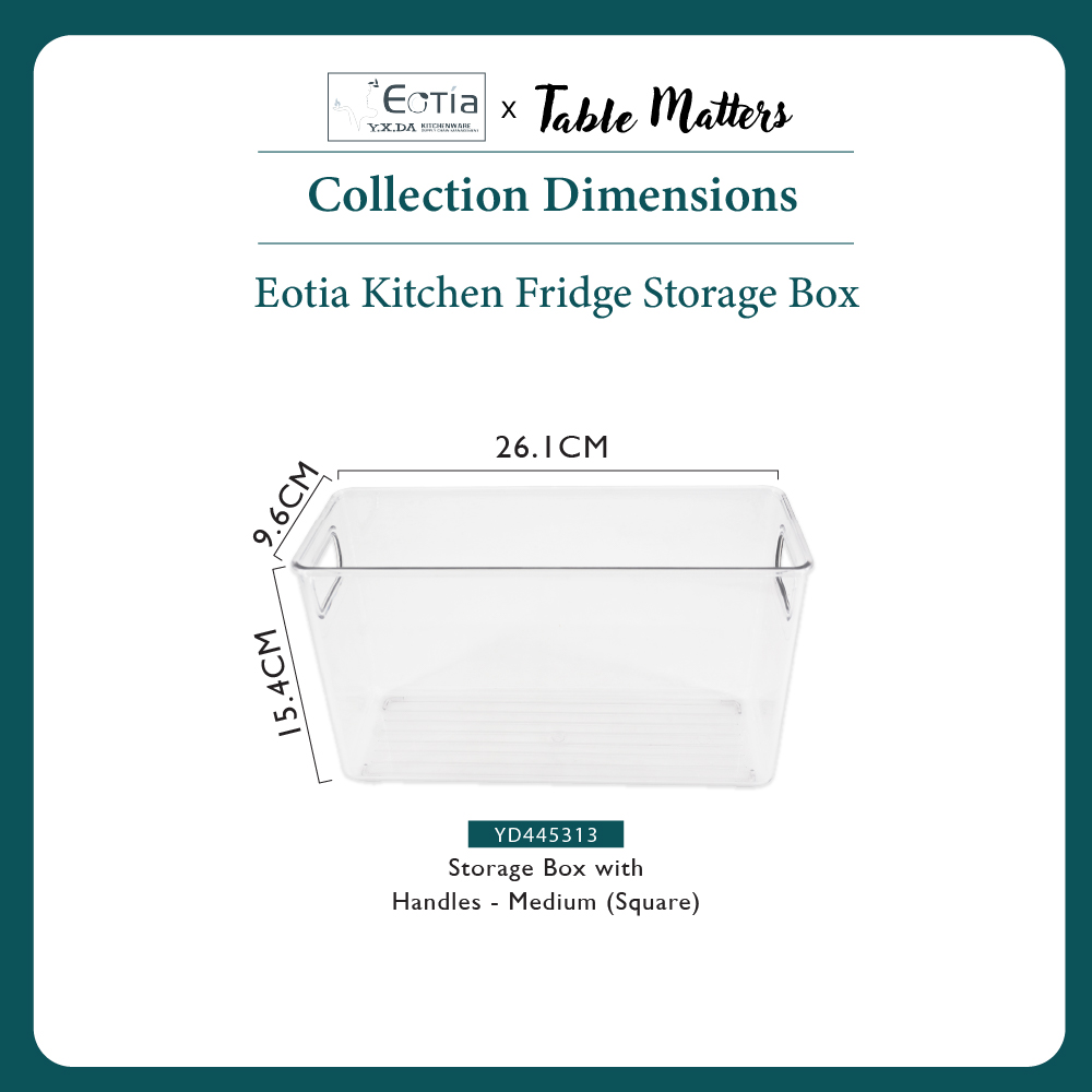 Table Matters - EOTIA - Fridge Storage Box [Storage Box| Fridge Organiser]