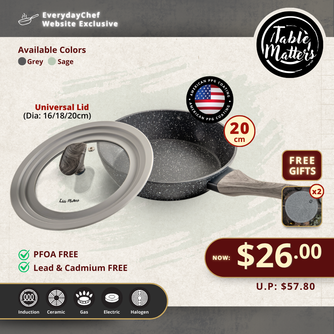 Everyday Chef: 20CM Fry Pan + Lid Kit