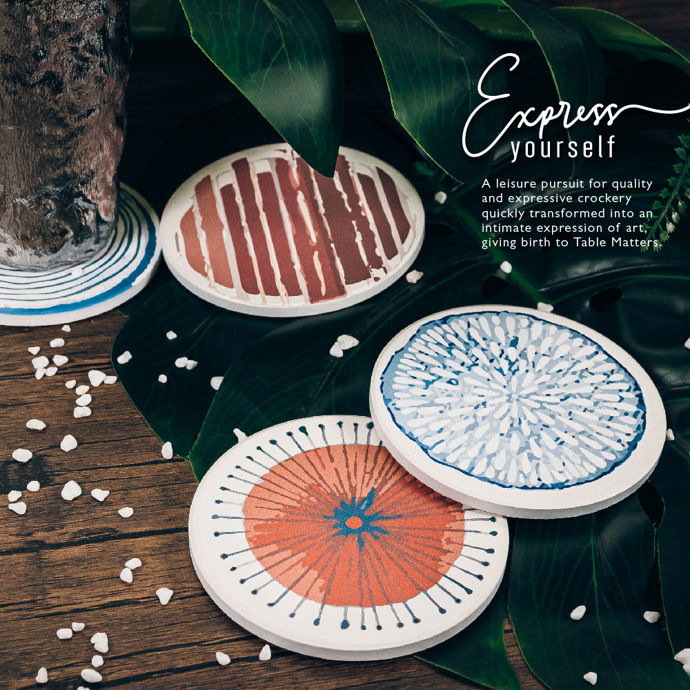 Assorted Gaia Cup Coaster Set