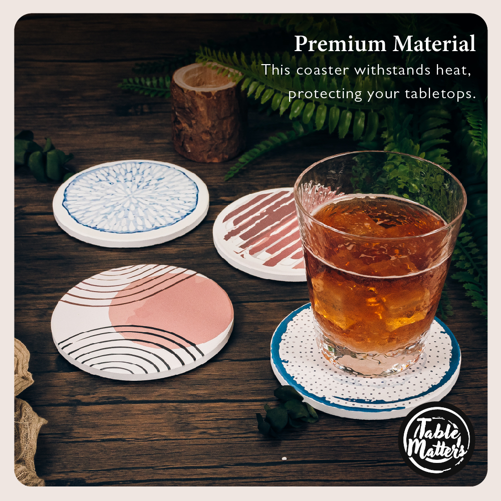 Assorted Gaia Cup Coaster Set