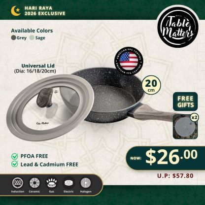 Everyday Chef: 20CM Fry Pan + Lid Kit