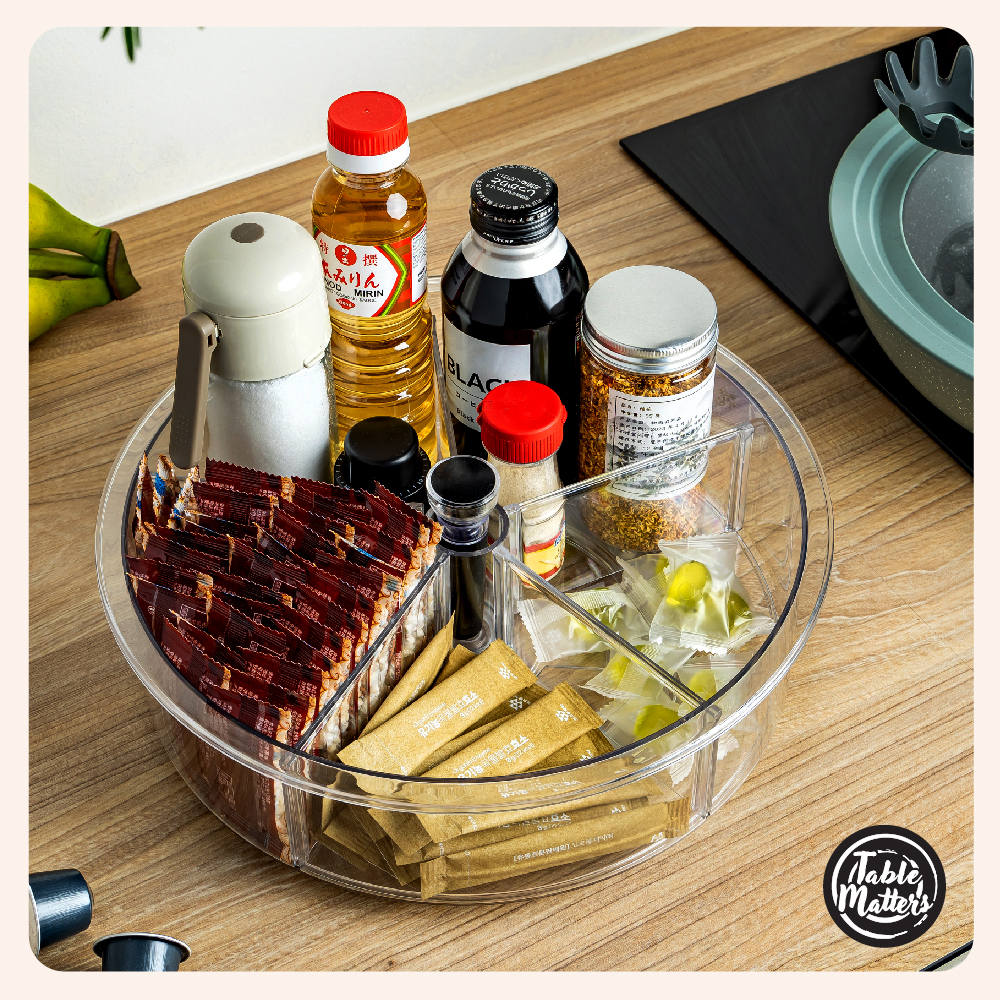 KLEAR 12.2inch/31cm Storage Turntable Lazy Susan Organizer Collection