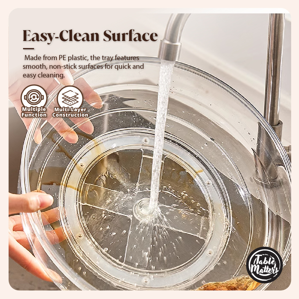 KLEAR 12.2inch/31cm Storage Turntable Lazy Susan Organizer Collection
