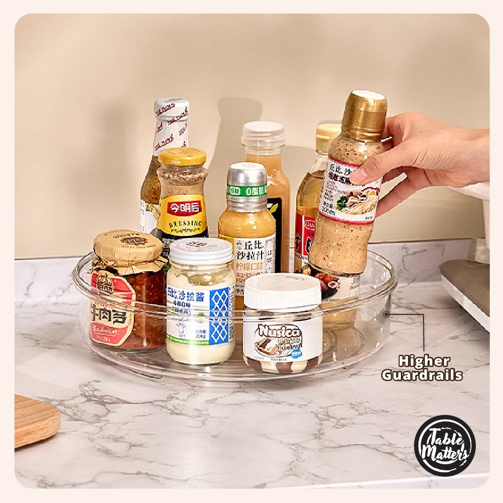 KLEAR 12.2inch/31cm Storage Turntable Lazy Susan Organizer Collection
