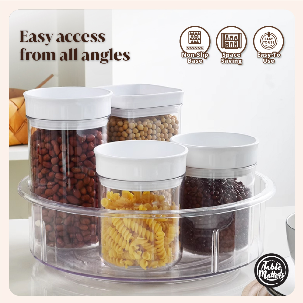 KLEAR 12.2inch/31cm Storage Turntable Lazy Susan Organizer Collection