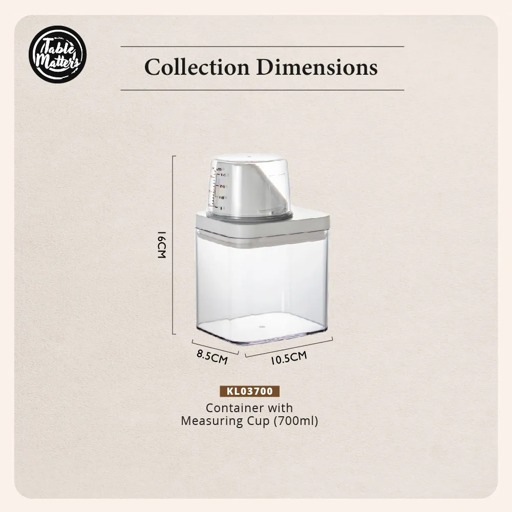 KLEAR Airtight Food Grade Compartment Storage Container Collection