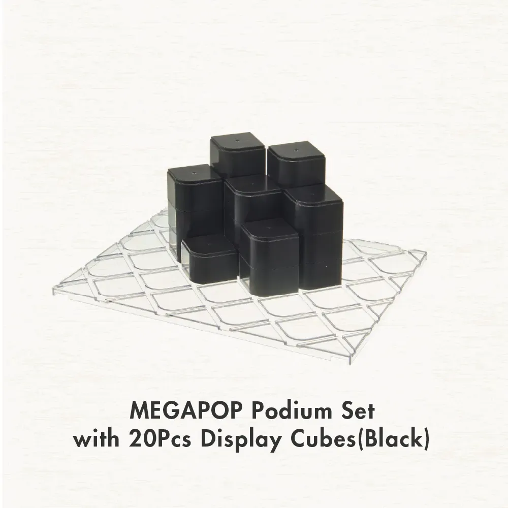 [HOUZE] MegaPop Display Cabinet Accessories | Shelf Divider, Display Cubes & Ladder Stand