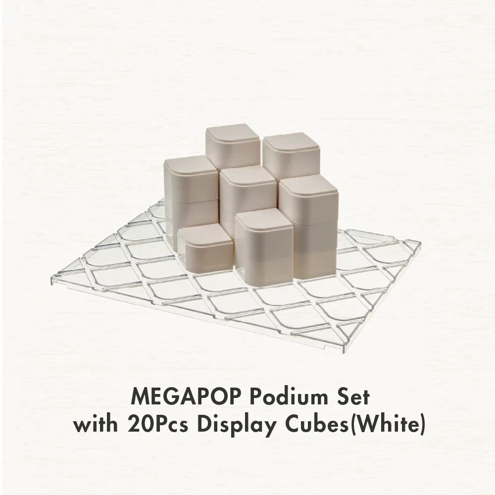 [HOUZE] MegaPop Display Cabinet Accessories | Shelf Divider, Display Cubes & Ladder Stand