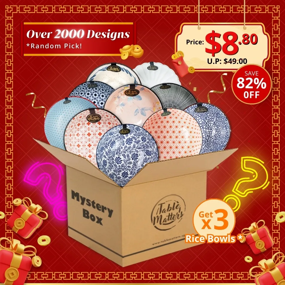 $8.80 3PCS MYSTERY BOX (Worth $49) - 3x Rice Bowls (Randomised)