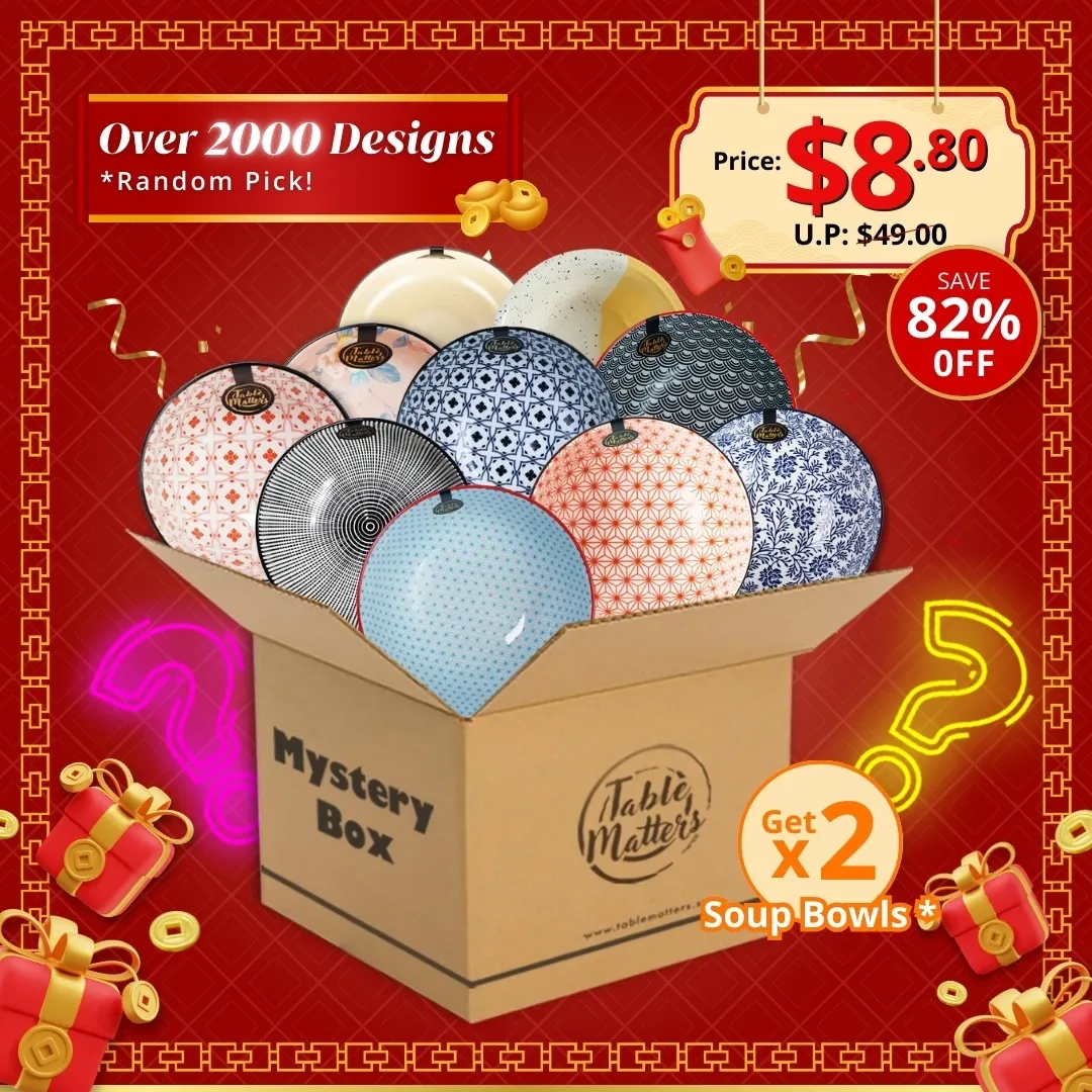 $8.80 2PCS MYSTERY BOX (Worth $49) - Get 2x Soup Bowls (Randomised)