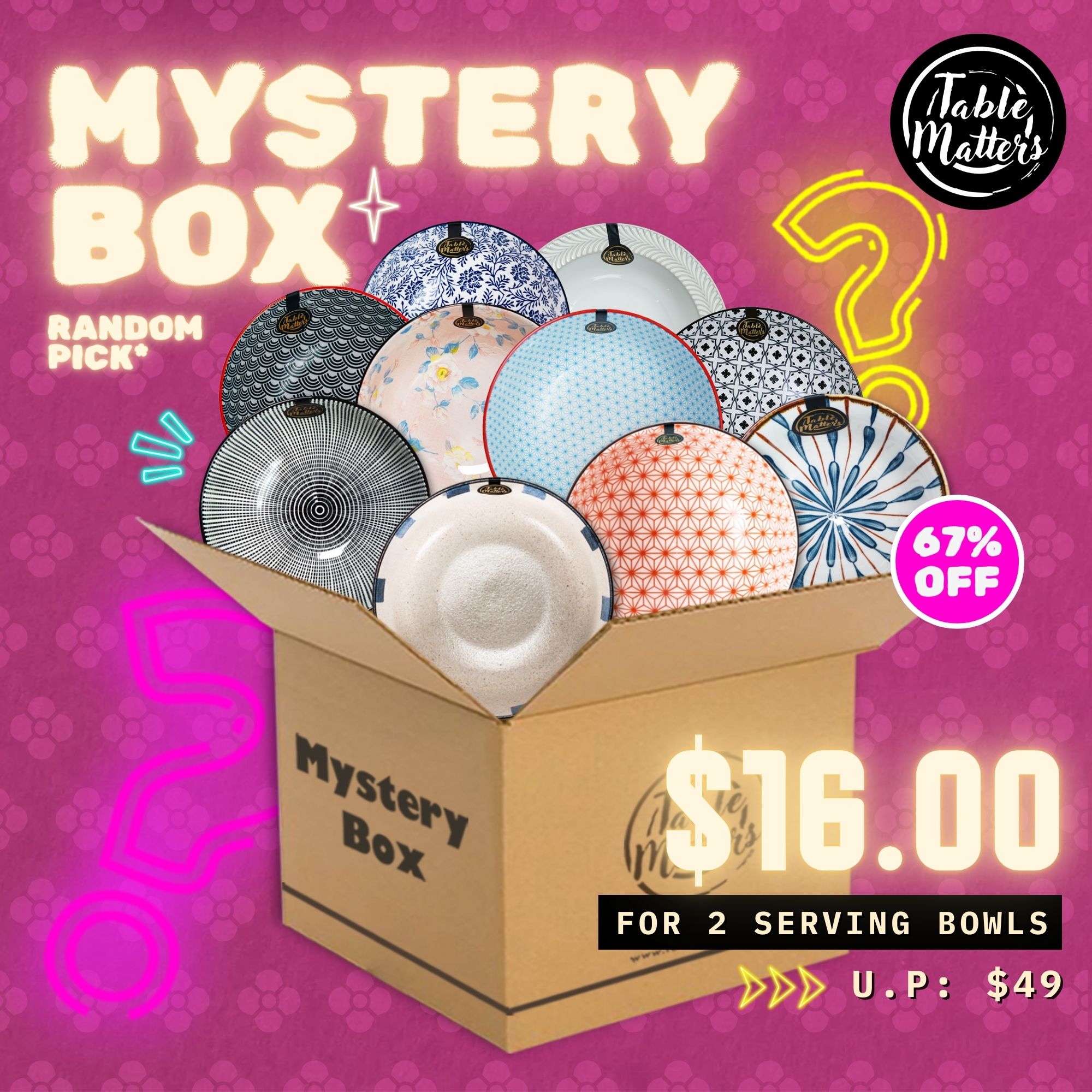 Mystery Box Special: 2x Serving Bowls 