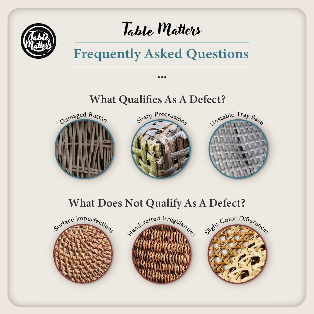 Rattan Trinket Tray Collection