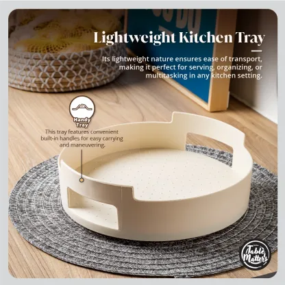 Pivot Lazy Susan 10 inch Turntable Tray - Cream
