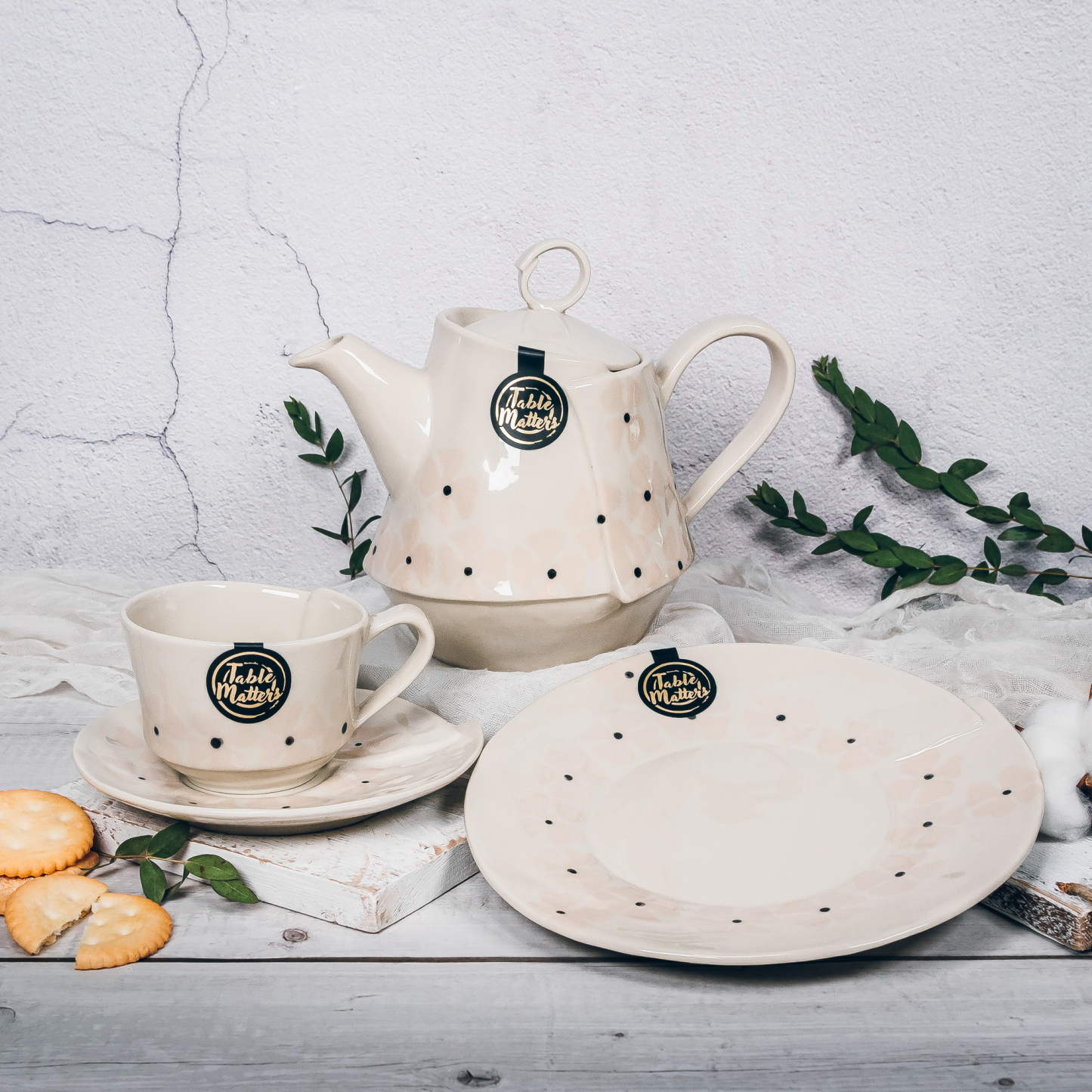 Bundle Deal - Peach Meadow 12PCS Tea Set