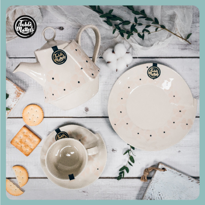 Bundle Deal - Peach Meadow 9PCS Teatime Set