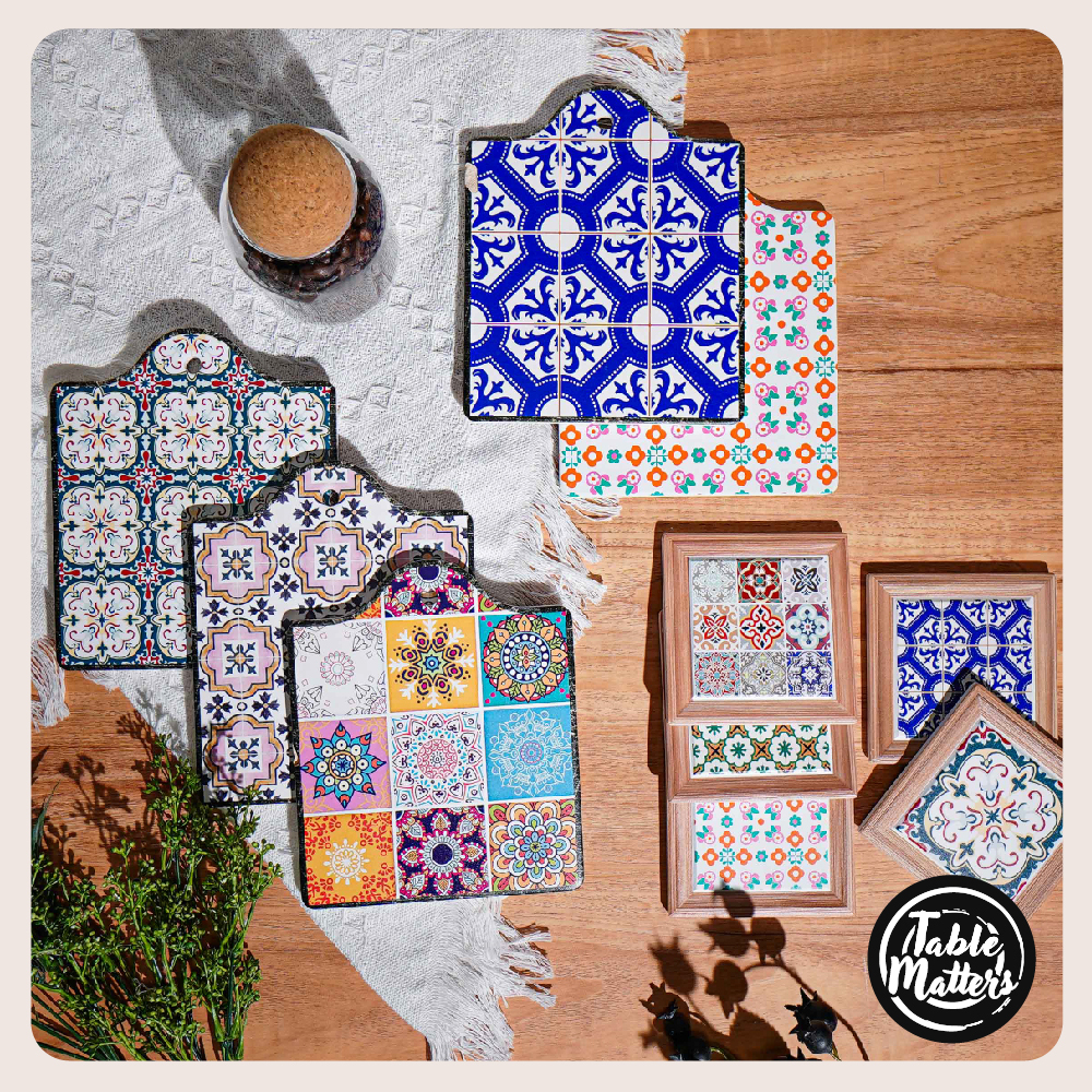 Coaster Tableware Shop the Peranakan Pot Coaster Collection at Table Matters – Table Matters