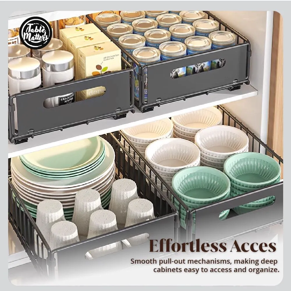 Slidey Drill-Free Pull-Out Cabinet Drawer