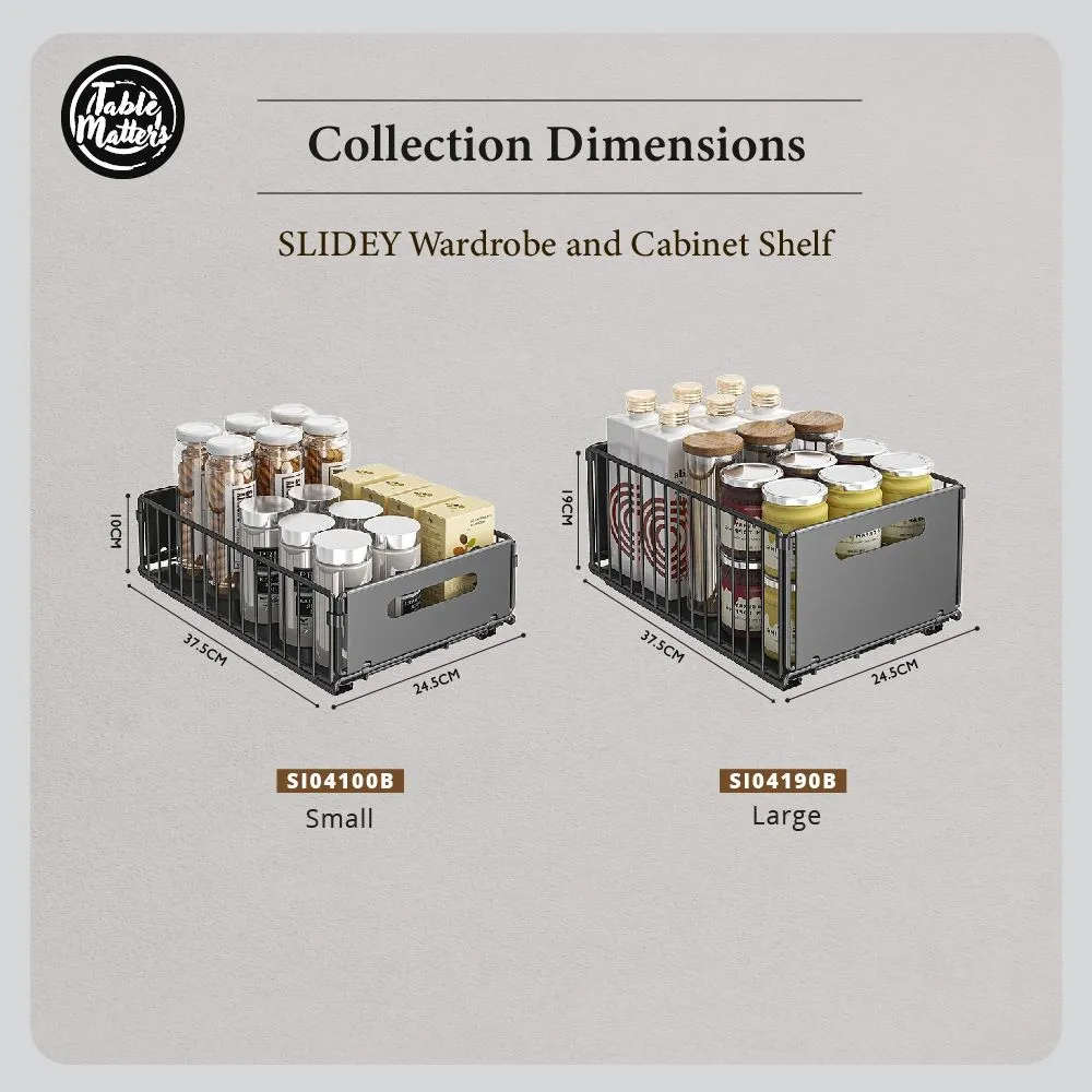 Slidey Drill-Free Pull-Out Cabinet Drawer