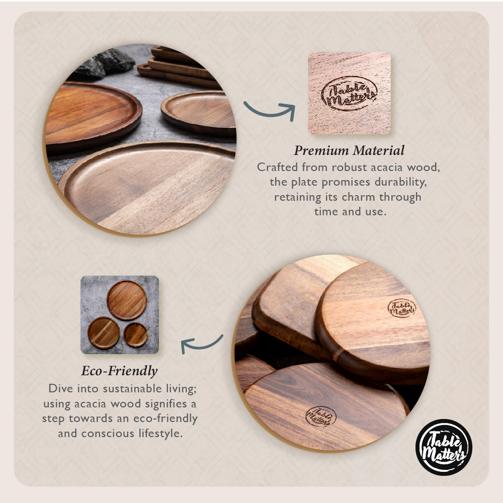 SHIBUMI Acacia Plate Collection