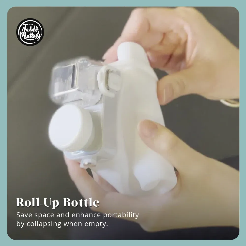 SiliSip Roll Up Water Bottle Collection