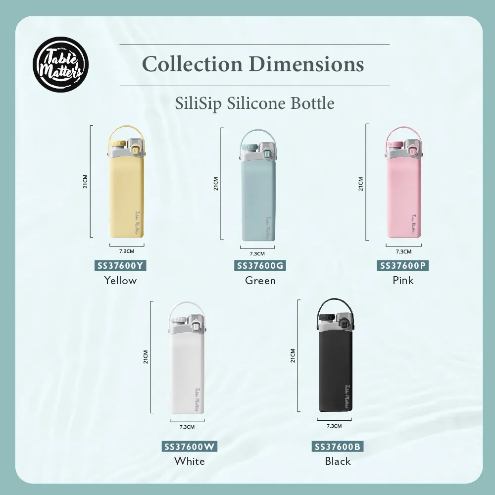SiliSip Roll Up Water Bottle Collection