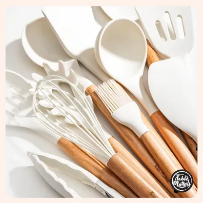 Silic White - 12pcs Kitchen Cooking Utensil Set