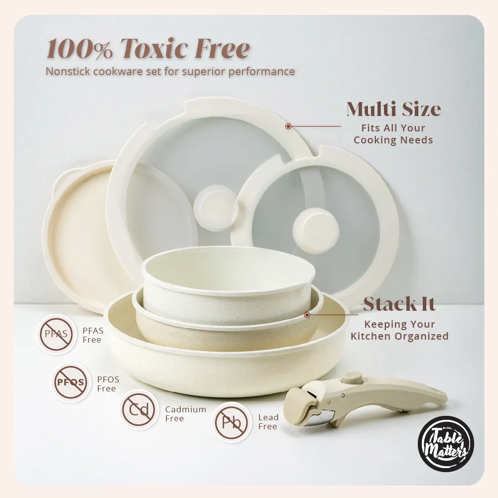 SnapChef Detachable Non-Stick Cookware Collection – Table Matters