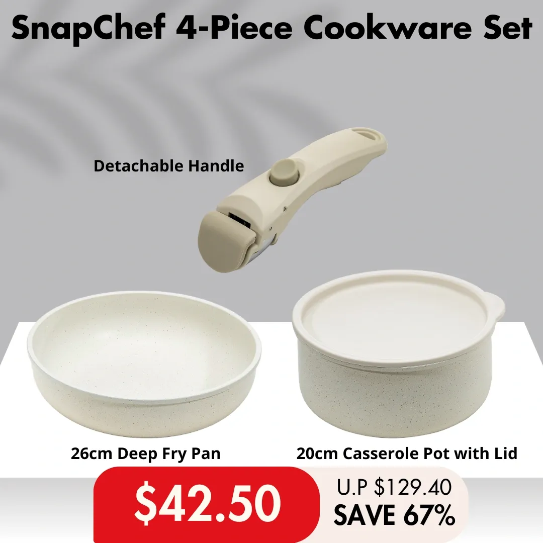 SnapChef Detachable Non-Stick Cookware Collection