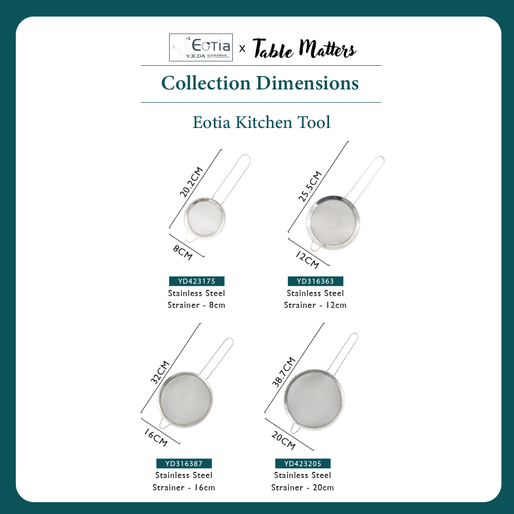 Table Matters - EOTIA - Stainless Steel Strainer
