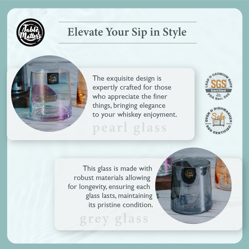 TAIKYU Coloured Whiskey Glass Collection