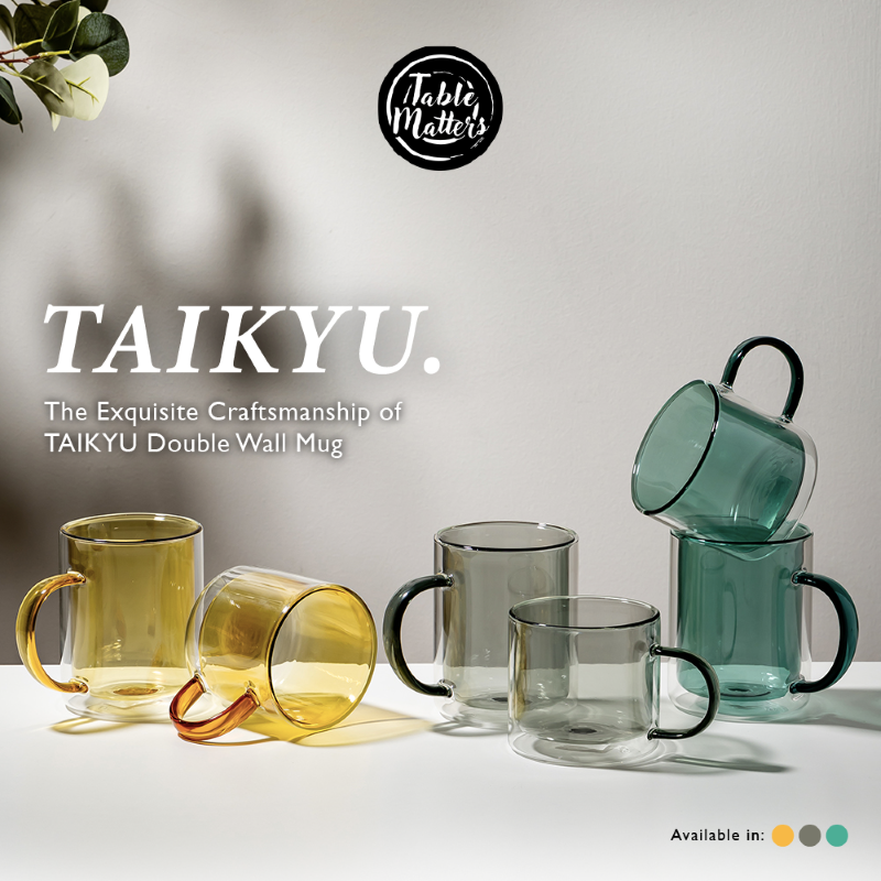 TAIKYU Double Wall Tint Drinking Mug Collection