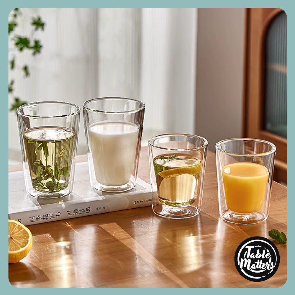 Table Matters - FADE Double Wall Drinking Glass [250ml - 450ml]