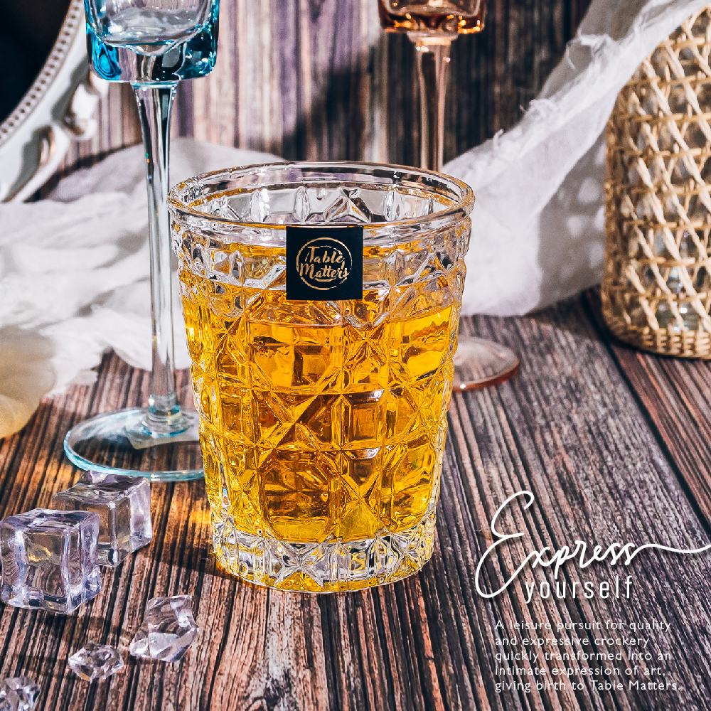 TAIKYU Rhombus Whiskey Glass - 310ml