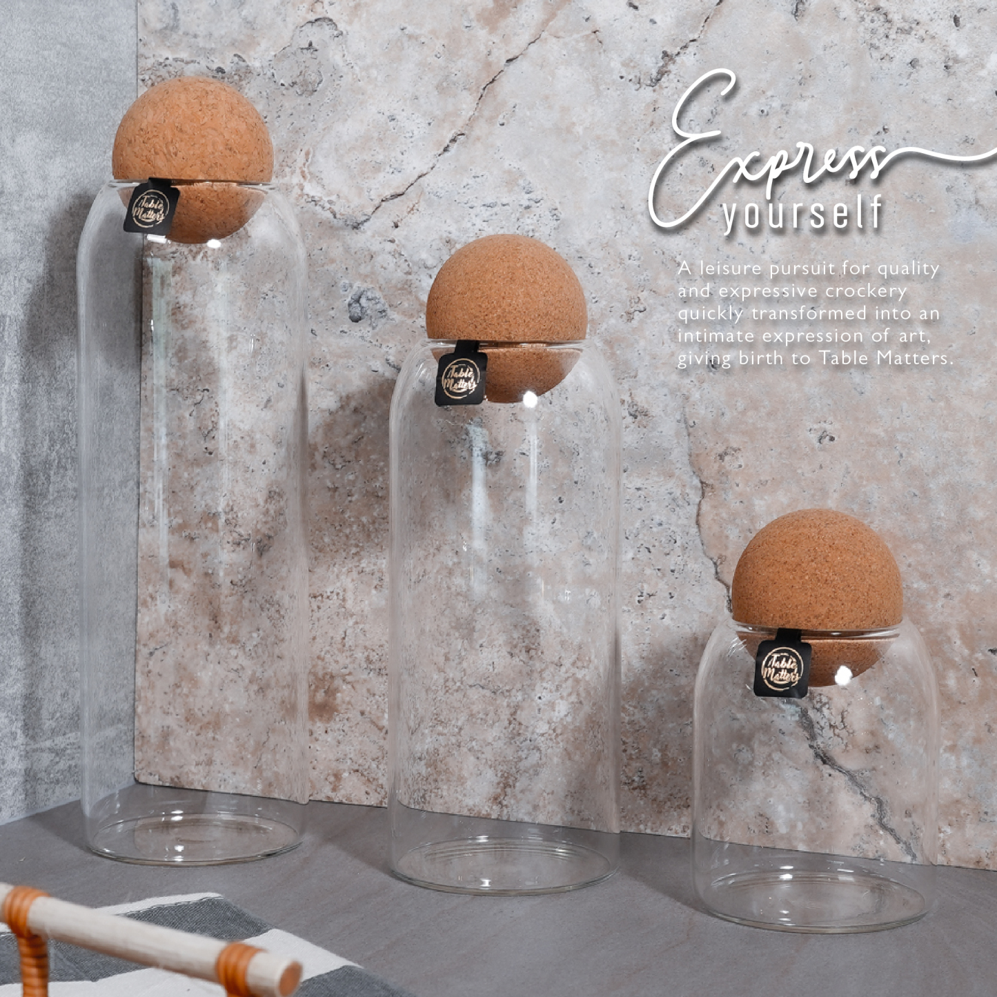 Taikyu Sealed Lid Storage Glass Collection